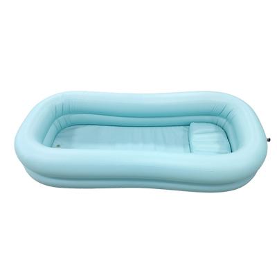 China nursing home care inflatable bath bed 0.3mmPVC bedridden elderly patients for sale