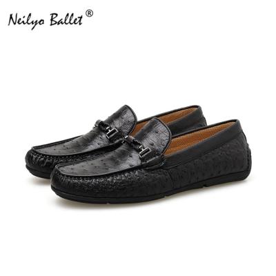 China Customizable Anti-odor OEM Italy Design Black Loafer Mens Luxury Dresser Classic Shoes Penny Loafers for sale