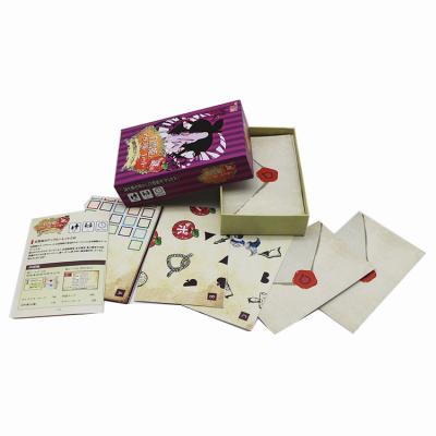 China Eco-friendly Material High Quality Card Game Family Playing Fun Intelligence Game Custom Printing Factory for sale