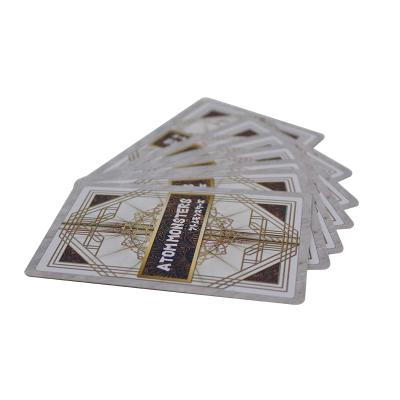 China Wholesale Custom Printing Playing Cards Paper Core Card Maker High Quality Black/Gray Playing Cards for sale