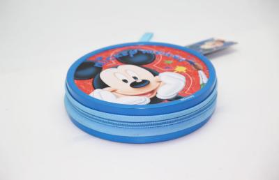 China Small Antique Round Disney / Mickey Mouse Tin Box For Children for sale