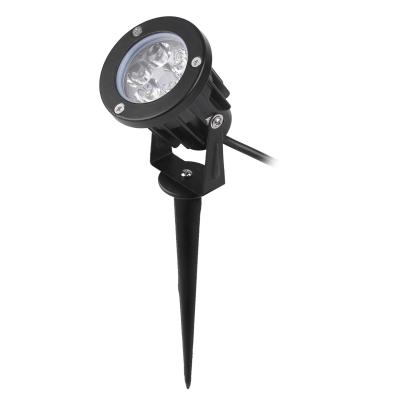 China Aluminum Garden 5W 3000K 4000K 6000K Green 12V AC85-265V LED Garden Spot Light With Spike for sale