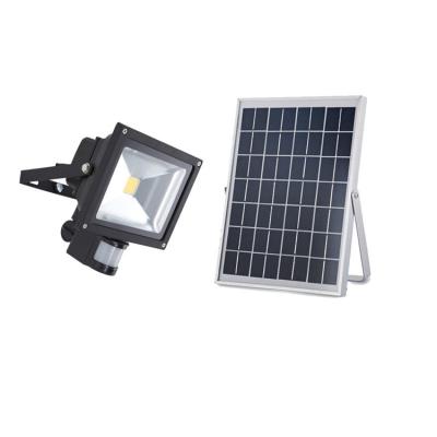 China Warehouse China lighting factory solar rechargeable led flood light high lumen output led solar flood lights 20w for sale