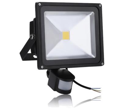 China Auto On/Off Led Warehouse Wall Light Daylight 3000lm Led Motion Sensor Flood Light 30W for sale