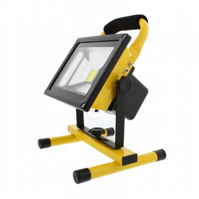 China 30w rechargeable camping battery cable flood light 3000 lumen led flood light ip65 for sale