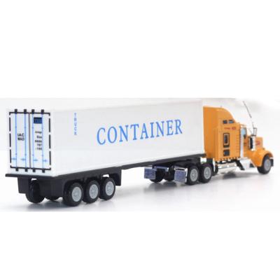 China Toy Diecast Diecast Trailer with Container and 1 32/1 87/1 24 Scale Diecast Truck Model for sale