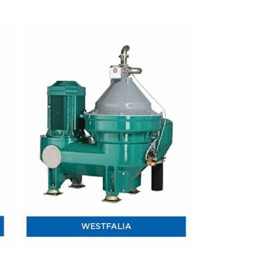 China WESTFAL new motor oil recycling machines mobile centrifugal lube oil purifier and spare parts for sale