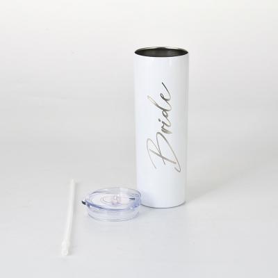 China Viable Stainless Steel 20oz Wine Tumblers Sublimation Blanks Mug Upright Lean For Sublimation Printing for sale