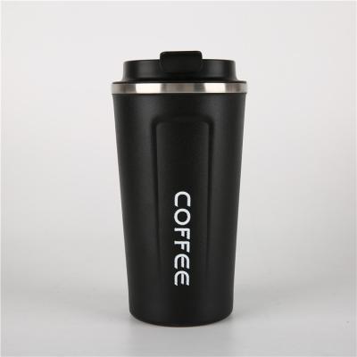 China Customized Camping Stainless Coffee Mug Disposable Stainless Steel 510ml Vacuum Thermos Travel Heater Cup Coffee Leakproof Double Wall Mug for sale