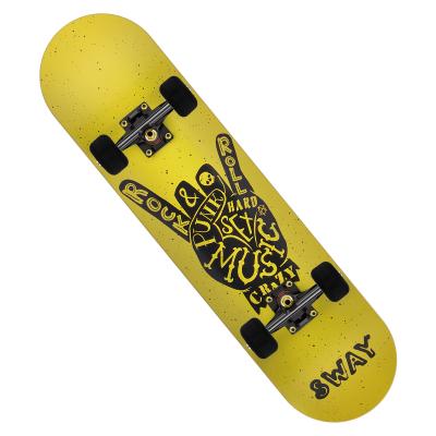 China Youth SWING 7 Layer Professional Double-Warped Maple Skateboard Youth Wholesale for sale