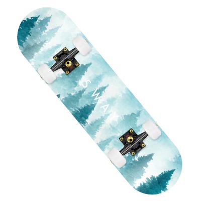 China White Professional Deck Skater 7 Layer Maple Support Wholesale High Quality Customization Service for sale