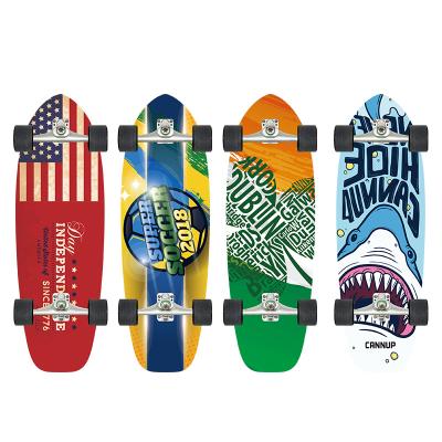 China Youth SWING 2021 New Hot Type 7ply OEM Custom Surf Northeast Maple Skateboard Surf Skates Truck Surfboard With CX4 for sale