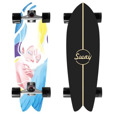 China 2021 Adult Hot Sale Swing C4 Surfskate Skateboard CX4 Skateboard CX4 Skateboard Adult Hot Selling Maple Surfskate Smoothstar for sale