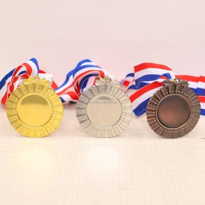 China Custom Creative Zinc Alloy Activity Souvenir Lace Hanging Design Medal of Honor Health Care Institutes Metallization Medal Plus LOGO for sale