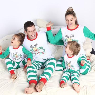 China 2022 wholesale QUICK DRY 2 pieces nightgowns kids sleepwear family dress sets Christmas pajamas kids pajamas for women for sale