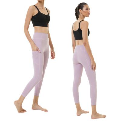 China 2021 Wholesale Women Breathable Sport Wear Tummy Control Seamless Yoga Leggings Squat Proof High Waist Butt Lifter Yoga Pants for sale