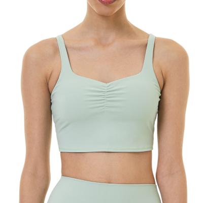 China Breathable Yoga Gym Fitness Running Crop Top Newcomer Women Push Up Sports Bra For Women for sale