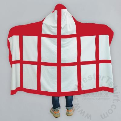 China Soft 14 Panel Hoodie Blanket Flannel Fleece Anti-pilling Fabric for sale