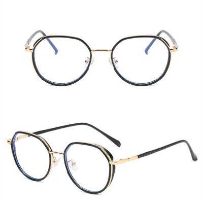 China Fashionable unisex blue light blocking blue light blocking glasses vintage round reading glasses DLO3073 DL anti for women for sale