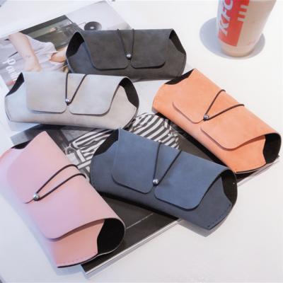 China DL Box Sunglasses Case Protector Leather Glasses Convenient Customized Pocket Soft Pocket Bag For Travel for sale