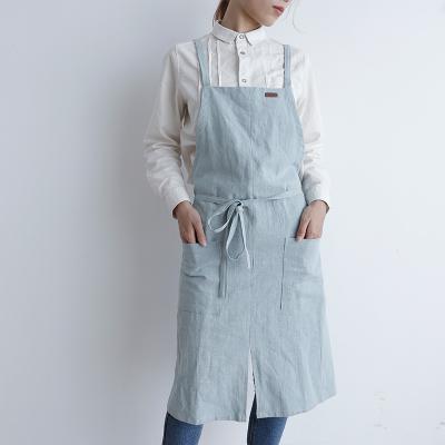 China SANITARY Bartender School Holder Jean Lead Bathing Ruffle Industrial Vinyl Apron for sale