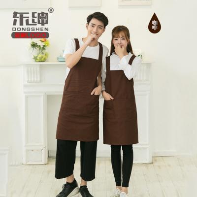 China New Design SANITARY Kitchen Apron High Quality Cowboy Apron Cooking Custom Logo Cafe Restaurant Western Workwear. for sale