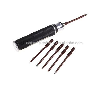 China For RC TGR0013 6 In 1rc Screwdrivers Tool Kit For RC Car Helicopter Set Kit Repair 1.5 2.0 2.5 3.0mm for sale