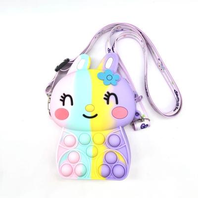 China Pop Rabbit Children Cute Rocks Candy Pencil Toy Bag Other Educational Toy For Children for sale