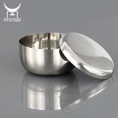 China Sustainable Wholesale Stainless Steel Korean With Lid Bowl / Soup Bowl Stainless Steel Rice for sale