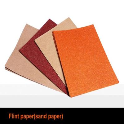 China Flint abrasive sanding paper 230 x 280mm for sale