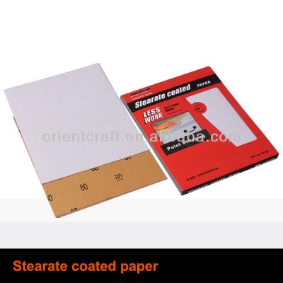 China stearate sand coated paper 230mmx280mm for sale