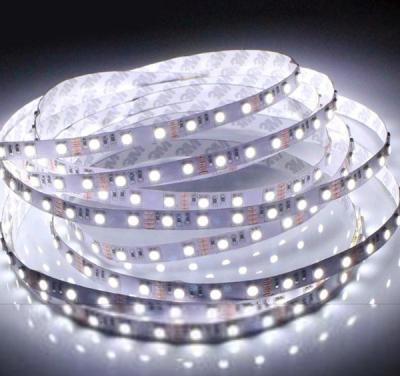 China Ip68 12V/24V Colored Flexible Waterproof LED Strip SMD 5050 60leds/m For Walkway Lighting for sale