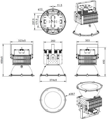 China High Power Avoiding Condensation 120W LED Industrial Lights for warehouse lighting for sale