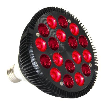 China Pigment Removal Facial Beauty 18pcs 3w LED Chip Red Light Therapy Par Led Bulb For Home Use for sale