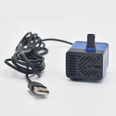 China Good Price Submersible Pond Water Design OEM Circulation Pump For Aquarium Fountain DC5V USB Aquarium Water Pump With Suction C for sale