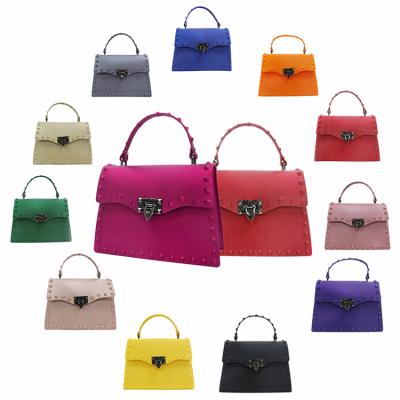 China 100% eco-friendly china suppliers 2021 wholesale pu leather handbags fashion women bag female handbags for sale