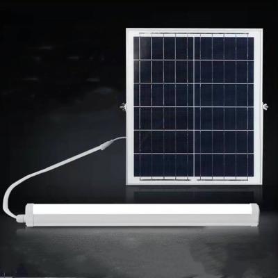 China Solar Warehouse LED Fluorescent Tube With Human Body Remote Control Induction Led Solar Lamp for sale