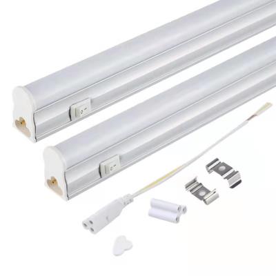 China T5 Lampshade Aluminum + Plastic Tube Led Light Aluminum With Switch T5 Tube Light 18W 1200mm 4ft Led Tube for sale