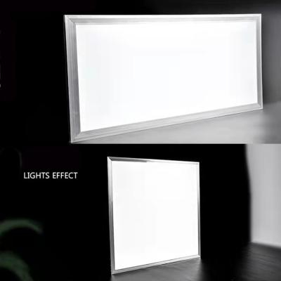 China Modern Surface Led Panel Light 60*60 Square Flat Led Panel Ceiling Light Led Recessed Panel Light for sale