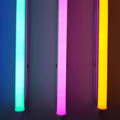 China Other Red Blue Green T5 Led Tube RGB Colorful T5 Integrated Led Tube Light for sale