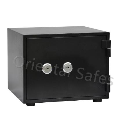 China Oriental Safes New Design Fire Retardant Double Key Lock Safe Main House H304*W400*D330 MM for sale