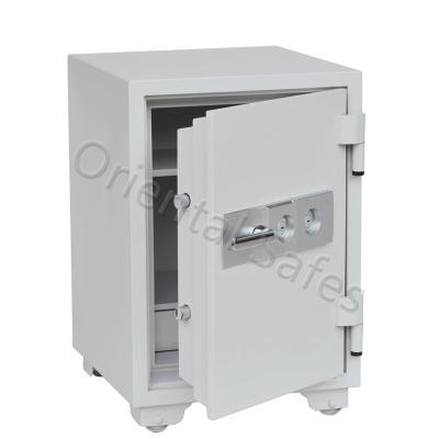 China Oriental 2 Anti-theft Safes Wall Mount Field 4 Wheels Two Keys Lock Fireproof Safe Box H693*W512*D550 mm for sale