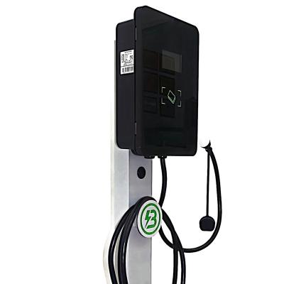 China Portable ABS+PC Ev Wall Charger 7Kw 16A 32A 32 Amp Type - 2 1 Electric Car Charger Ev Home Charging Station for sale