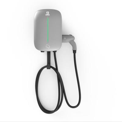 China Cheap ABS+PC EV Wallbox Charger Wallbox EV Charging Station 11KW 22KW Smart Charging Station for sale