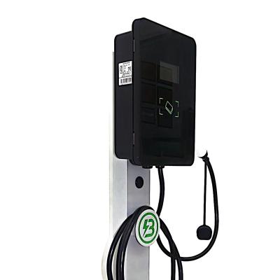 China ABS+PC CHEETECH Wall Mounted AC 7KW 32A Electric Car Charging Station ev Charging for sale