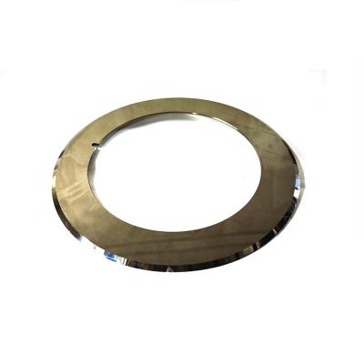 China Machinery and Accessories Paper Making Machinery Application Machine Round Paper Cut Shear Slitting Flat Circle Blades for sale