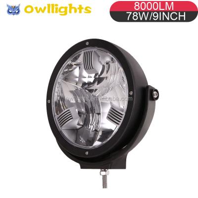 China New 78w LED Auto Drive Parts Super Bright Offroad 4x4 LED Spot Light 9