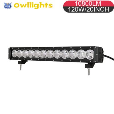 China Guangzhou Offroad LED Light Bar With Amber Color 4x4 LED Lights 20inch 120w LED Light Bar For 23inch Trucks for sale