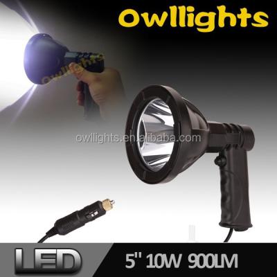 China Hotselling OL5010 T6 Black LED Hunting Flashlight Flashlight 500m 5 Inches Flash Light 10W LED Bottom Light for sale