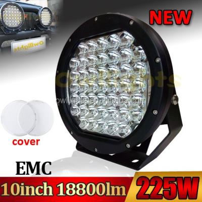 China 2015 new product 225w 10inch car LED headlight,9-32v laser lights for cars,additional lights for cars 10